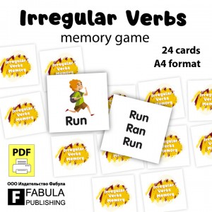 Irregular verbs Memory PDF