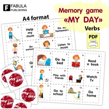My day мемори игра PDF