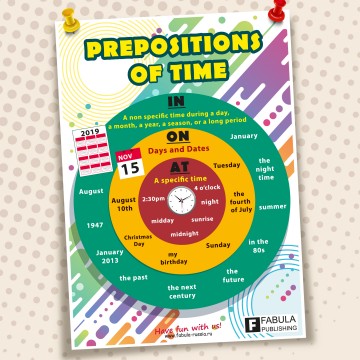 Плакат  "Предлоги времени" PDF